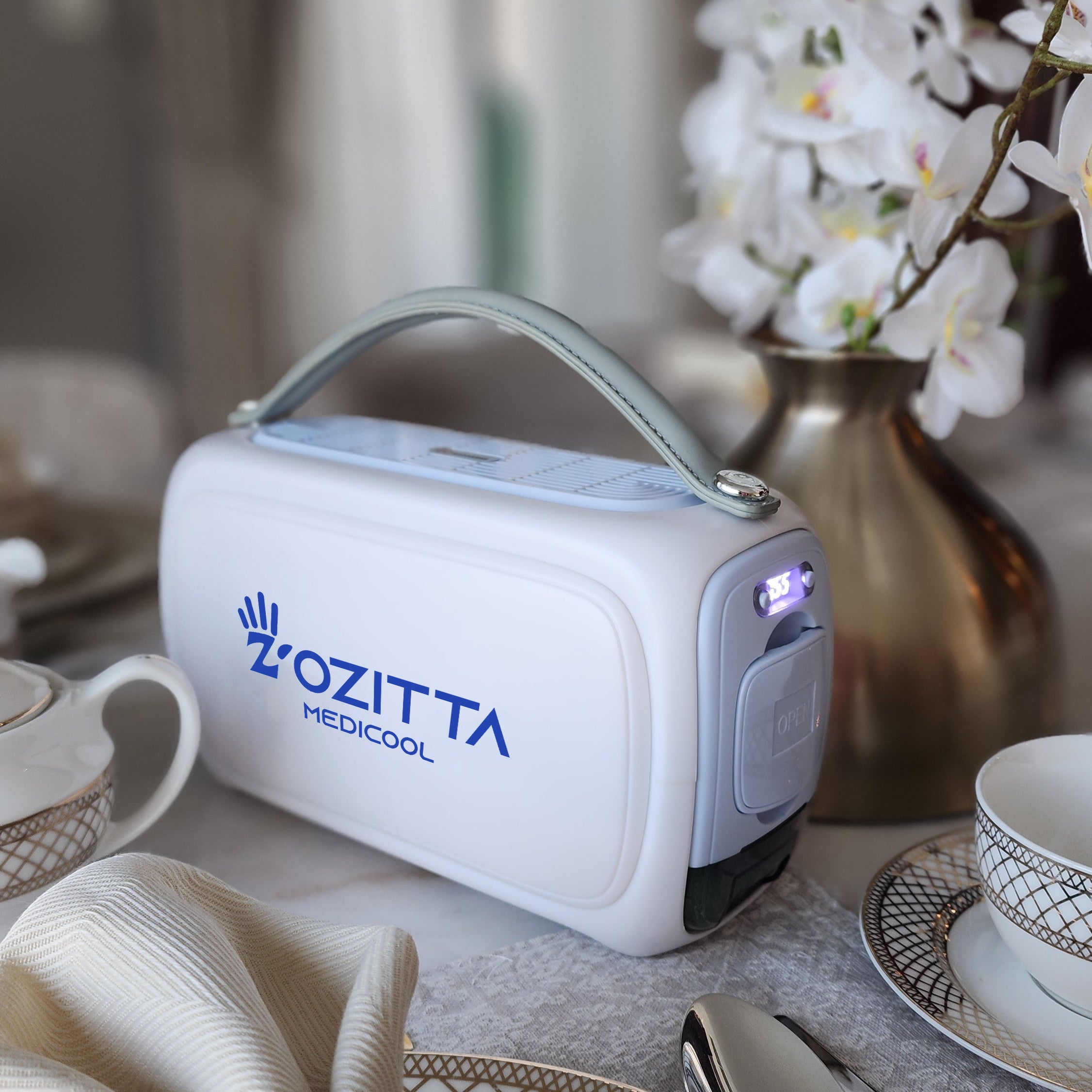 زوزيتا ميدكول الثلاجة الصغيرة المحمولة، ثلاجة تبريد للسفر. 