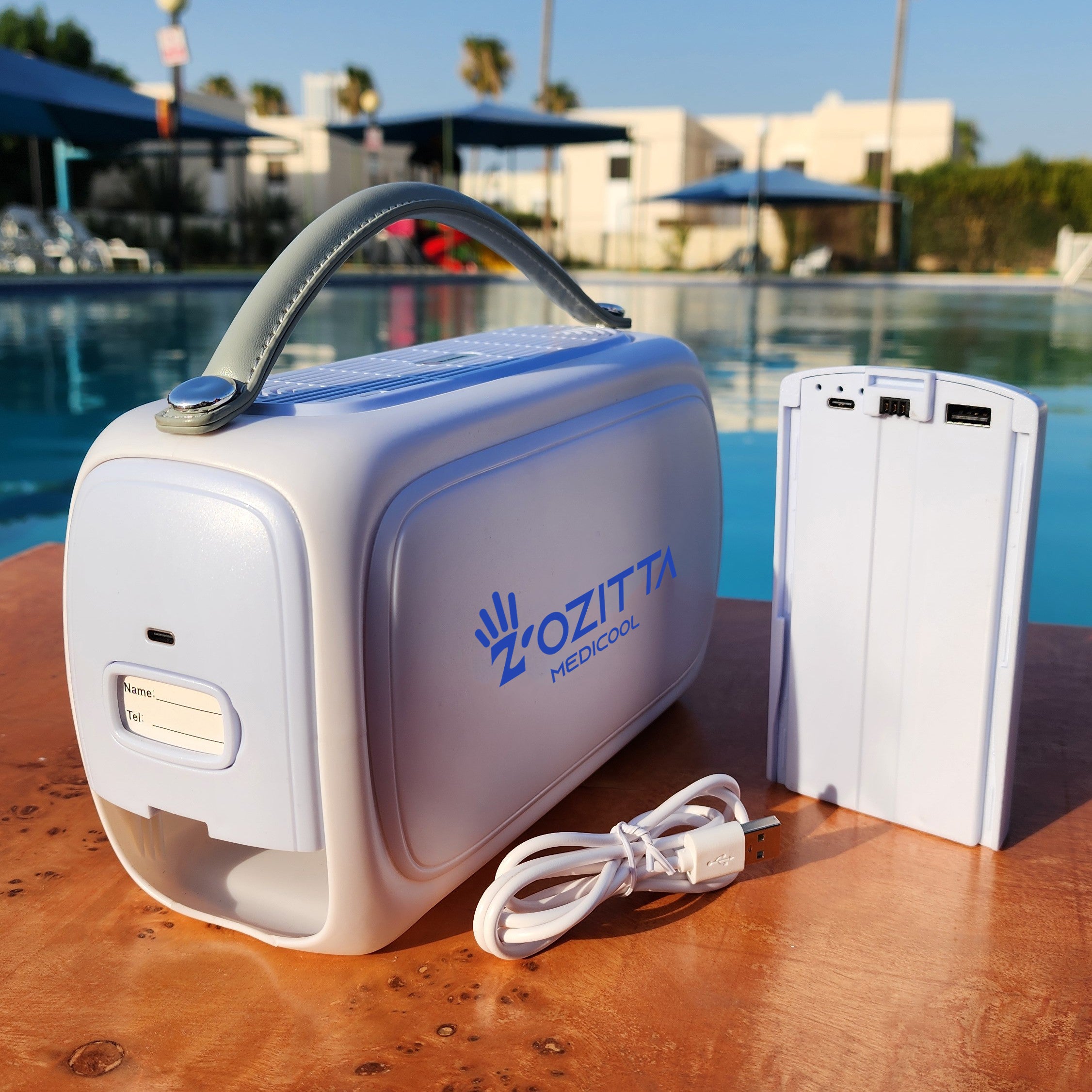 زوزيتا ميدكول الثلاجة الصغيرة المحمولة، ثلاجة تبريد للسفر. 